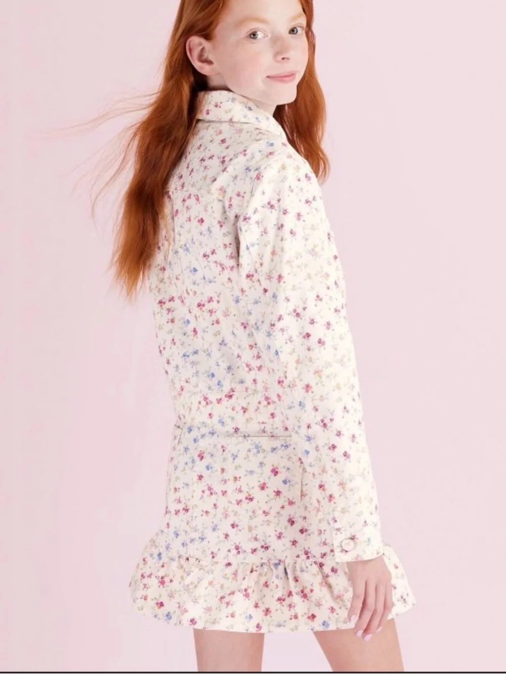 LoveShackFancy x Target Grace Sunrise Patchwork Denim Jacket